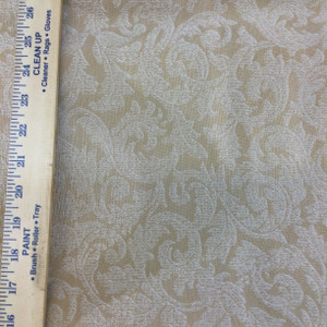 Vines in Two Toned Beige | Upholstery Fabric | 54" Wide | By the Yard