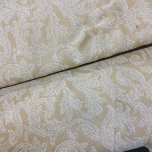 Vines in Two Toned Beige | Upholstery Fabric | 54" Wide | By the Yard