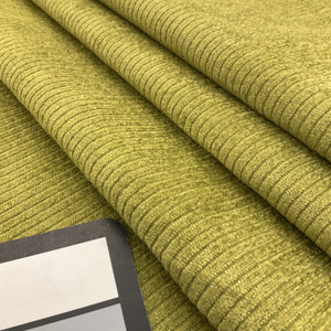 Solid Green Subtle Stripes | Upholstery Fabric | 54" Wide | By the Yard