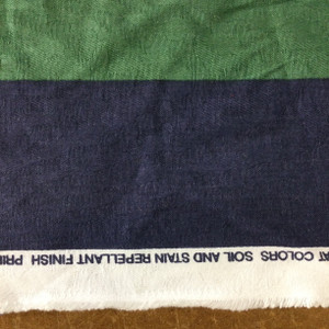 Moire Stripes Blue / Green | Home Decor Fabric | Upholstery / Drapery | 54" Wide | By the Yard