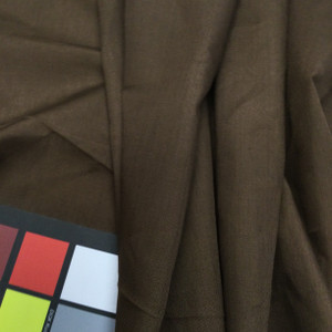 Chocolate Brown Poly Cotton Broadcloth Fabric | Great for Drapery | Linings | Crafts | 60 inches wide | By the Yard