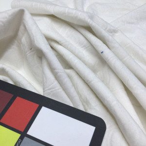 White Textured Squiggle Poly Fabric