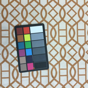 Velvet Lattice Brown / Off White | Upholstery Fabric | 54" Wide | By the Yard