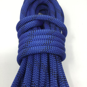 11.8 Yard Piece of Safety Rope - 11mm, Blue and Black , By the Piece