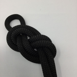 18.8 Yard Piece of Safety Rope - 11 mm, Black , By the Piece, Remnant 178