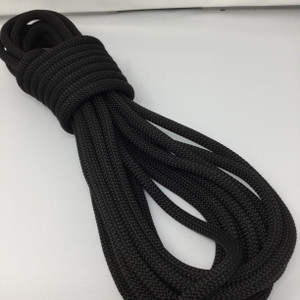13.8 Yard Piece Safety Rope -  10.5 mm | Black | By the Piece | Remnant