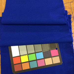 Royal Blue Polyester Gabradine Fabric | Lightweight Woven Suiting | By The Yard | 60 inch wide