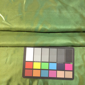 Moss Green Solid Polyester Satin Fabric  | By the Yard | 60 Inch Wide