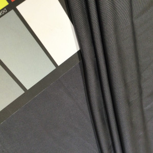 Solid Charcoal Gray Matte Solid Jersey Knit Fabric | Semi Sheer | 2 Way Stretch | Clothing and Apparel | 60 Inch Wide | By The Yard