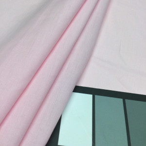 Pastel Pink Polyester Cotton Broadcloth Fabric | Great for Apparel or Crafts | By The Yard | 60 Inch Wide