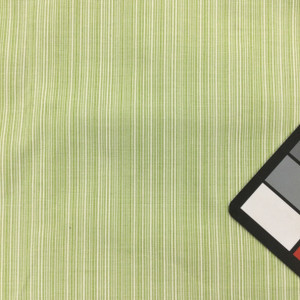 Bella-Dura HAMMOCK | Green and White Slub | OUTDOOR | WATER / UV STABLE |  Fabric