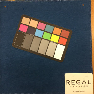 Heathered Ocean Blue | Colby Marine by Regal | Upholstery / Slipcover Fabric | 54" Wide | By the Yard