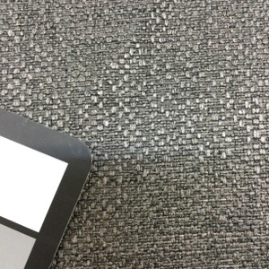 Dark Gray Textured Weave | Press Charcoal by Regal | Upholstery / Slipcover Fabric | 54" Wide | By the Yard