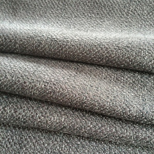 Dark Gray Textured Weave | Press Charcoal by Regal | Upholstery / Slipcover Fabric | 54" Wide | By the Yard