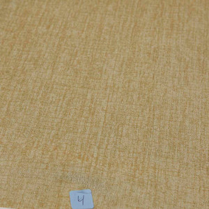 3.8 Yard Piece of Golden Tan Chenille Fabric Plush Slub Upholstery 4 Yard Piece 54W