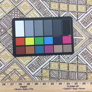 Doodle Geometric | Brown / Yellow / White | Home Decor Fabric | 54" Wide | By the Yard