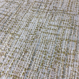 Richloom Butner in Natura | Beige / Green Textured Weave | Upholstery Fabric | 54” Wide | By the Yard