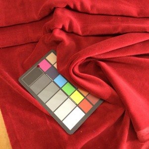 Bright Cherry Red Velvet | Upholstery Fabric | 54” Wide | By the Yard