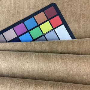 4.25 Yard Piece of Textured Tan | Dunhill Velvet Upholstery Home Decor Fabric | 54 W | BTY | Soft