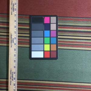 Sunbrella 4969-0000 Henna/Fern Vintage | 46 Inch wide | AWNING AND MARINE Fabric | Shade / Outdoor Covers | By the Yard | STRIPED