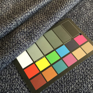 2.8 Yard Piece of Plush Chenille Blue / Gray | Upholstery Fabric  | 54”  Wide | By the Yard