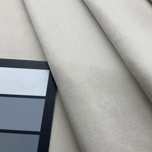 Beige Soft Velvet | Heavy Velvet Upholstery Fabric | 54" Wide | By the Yard