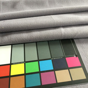 Solid Medium Grey | Drapery / Slipcover Fabric | 54" Wide | By the Yard