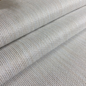 White with Variegated Bronze / Silver | Upholstery / Slipcover Fabric | 54" Wide | By the Yard