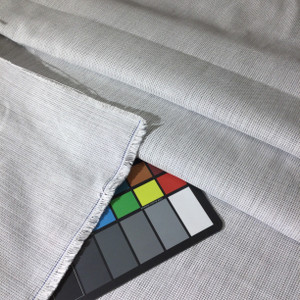 Two Toned White / Silver | Upholstery / Slipcover Fabric | 54" Wide | By the Yard