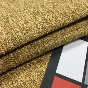 3.5 Yard Piece of Golden Yellow Slub Weave | Upholstery / Drapery Fabric | 54" Wide | By the Yard
