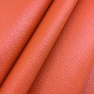 Orange | 3 ply Industrial Vinyl Fabric - 14 oz. | Outdoor Covers / Tarps | 62" Wide | By the Yard