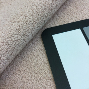 Softie in color Blush | Soft Boucle Weave in Pink | Heavyweight Upholstery / Slipcover Fabric | 54" Wide | By the Yard