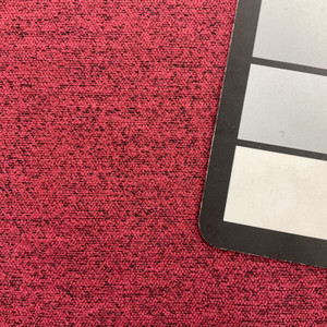 Mottled Red with Black Microfiber | Medium Weight Upholstery Fabric  | 54" Wide | By the Yard | Durable