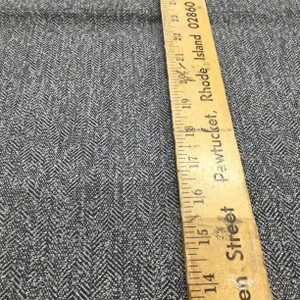 Decorative Weave Grey / Black | Heavyweight Upholstery / Slipcover Fabric | 54" Wide | By the Yard