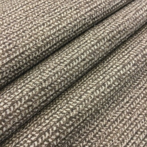 Plush Micro Herringbone in Browns | Chenille Upholstery Fabric | 54" Wide | Heavy Weight | By the Yard