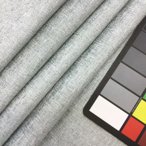 Spa Blue with White | Chenille Upholstery Fabric | 54" Wide | Heavy Weight | By the Yard