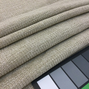 Light Beige Textured Weave | Heavyweight Upholstery Fabric  | 54" Wide | By the Yard | Durable