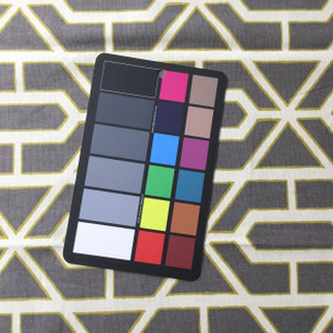 5 Yard Piece of Modern Geometric Gray / Green / Beige | Home Decor Fabric | Drapery | 54 Wide |