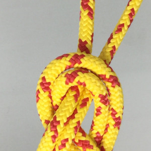WATER SAFETY ROPE 3/8" YELLOW W RED TRACER