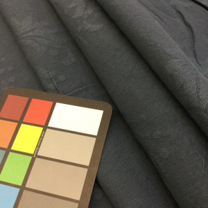 Galliano in Azure | Jacquard Upholstery Fabric | Brocade Damask in Dark Blue | Heavyweight | 54" Wide | By the Yard