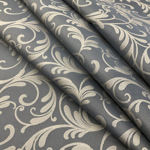 Douglas in color Granite | Swirling Vines | Taupe | Medium Weight Upholstery / Drapery Fabric | 54" Wide | By the Yard