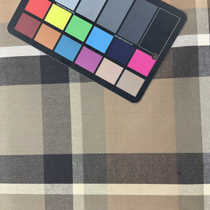 Kingston in color Truffle | Plaid | Tan / Gray | Medium Weight Upholstery / Drapery Fabric | 54" Wide | By the Yard