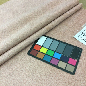 Cashmere in color Quartz | Soft Rose Pink | Microfiber Fabric | Upholstery / Heavy Drapery | 54" Wide | By the Yard