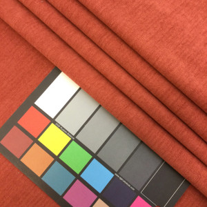 Jukebox in Tangerine | Heavyweight Microfiber Upholstery Fabric | Solid Spice Reddish Orange | 54" Wide | By the Yard