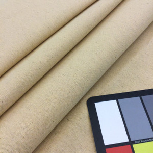 Vangogh in Color Sunflower | Flecked Soft Yellow Canvas | Upholstery / Slipcover Fabric | 54" Wide | By the Yard