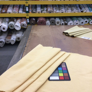 Canvas in Color Maize | Solid Butter Yellow | Upholstery / Slipcover Fabric | 54" Wide | By the Yard