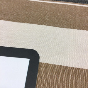 Jumbo  Stripes Charcoal Brown  60 Inch Furniture Weight Indoor / Outdoor Acrylic Canvas Upholstery Fabric