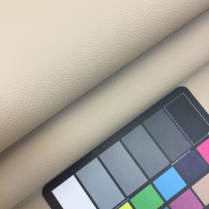 Beige Faux Leather Vinyl Automotive Headliner Fabric | Felt-Backed | Mercedes | 1/4" Thick | 54" Wide | Bag Stabilizer / Sew Foam | By the Yard