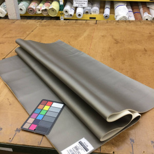 Metallic Taupe Faux Leather Vinyl | Automotive Headliner Fabric | Foam-Backed | 3/16" Thick | 54" Wide | Bag Stabilizer / Sew Foam | By the Yard
