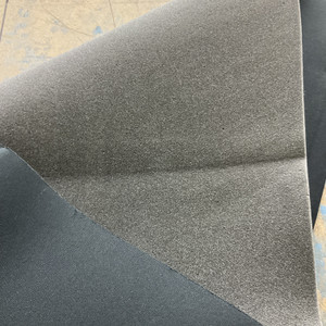 Jet Black Automotive Headliner - Foam-Backed | 1/8" Thick | 60" Wide | Bag Stabilizer / Sew Foam |  Fabric By the Yard